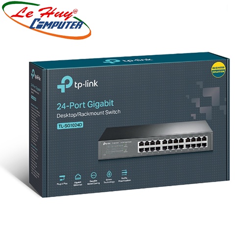 Thiết bị chia mạng TP-Link TL-SG1024D 24 port Gigabit