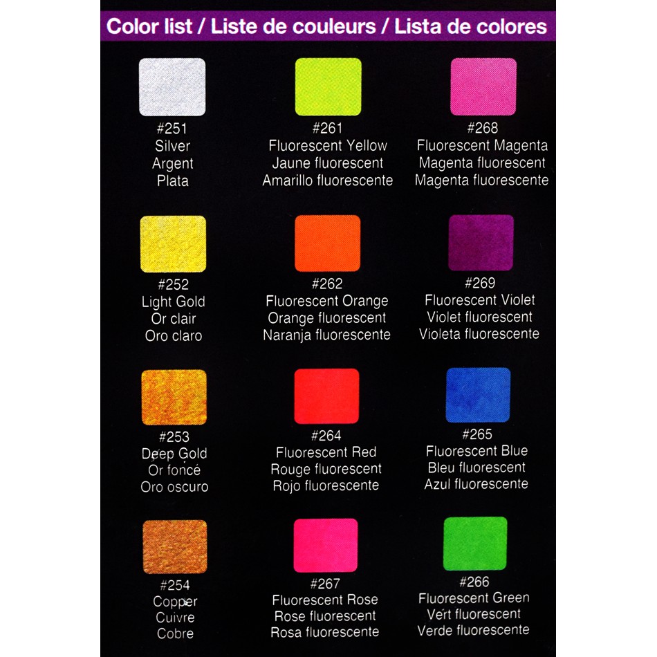 [CHÍNH HÃNG] Màu Nước SAKURA KOI dạng nén Set 12 Màu nhũ