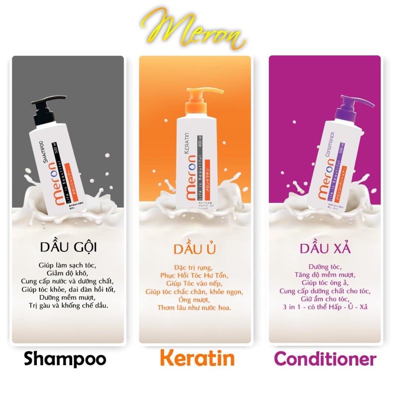 Siêu phục hồi tóc hư tổn nhật bản meron | BigBuy360 - bigbuy360.vn