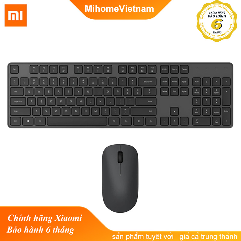 Bộ Bàn Phím và chuột Không Dây Xiaomi Mi WXJS01YM 2.4Ghz