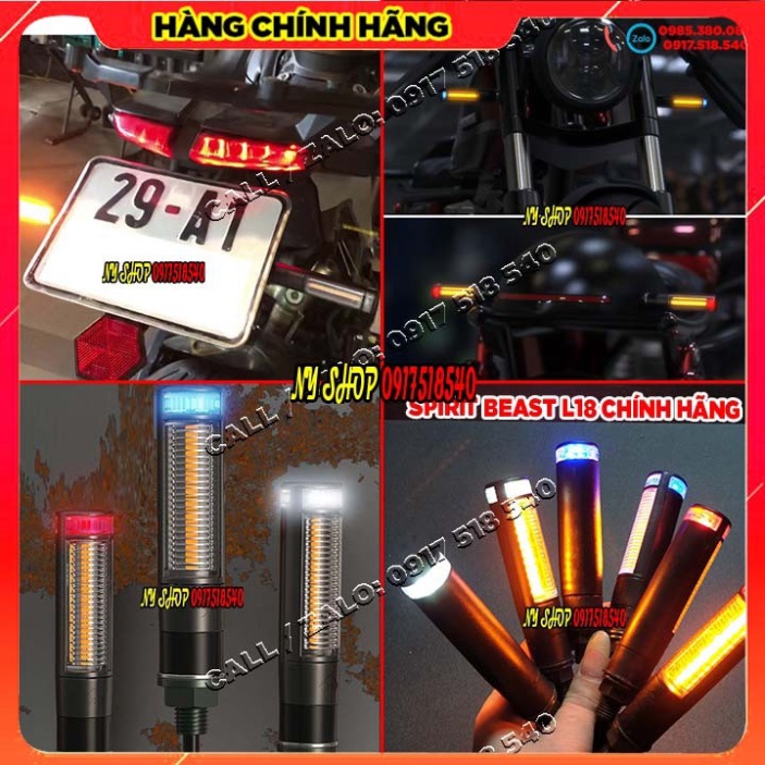 XINHAN SPIRIT BEAST L18 CHÍNH HÃNG CHO XE EXCITER 150, WINNER 150, WINNER X , PKL, PNL Ảnh thật Sp