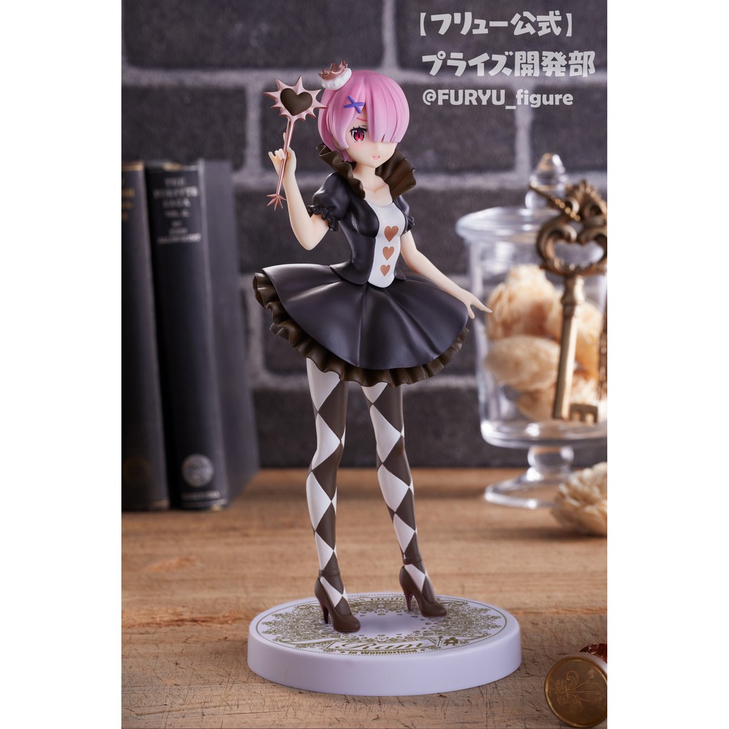 Mô Hình Figure Chính Hãng Anime Re:Zero, Ram &amp; Rem, Super Special Series, In Wonderland, FURYU, Nhật Bản