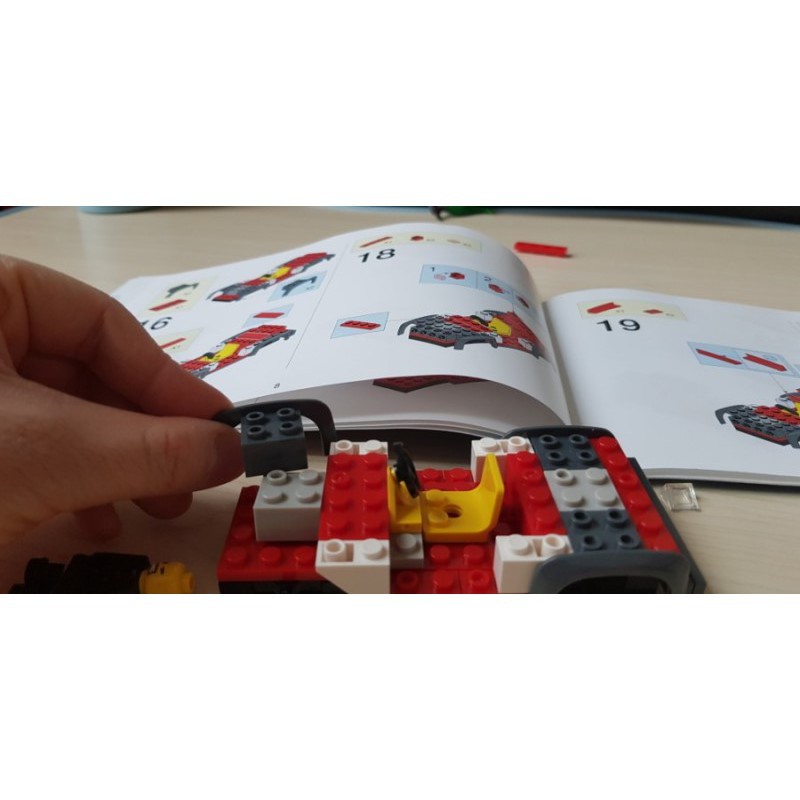 [leo9] Xe cứu hỏa đồ chơi - Đồ chơi lego lắp ráp xe còi hú Oxford ST33329 gồm 131 mảnh - nhựa ABS an toàn nhập khẩu 100%