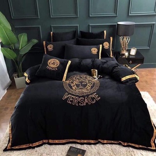 bộ chăn ga gối nỉ thêu
