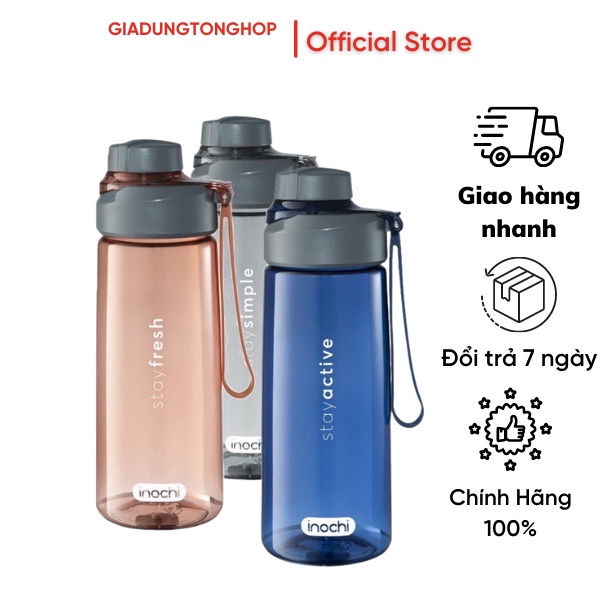 Bình nước thể thao cao cấp inochi chính hãng kita boost inochi