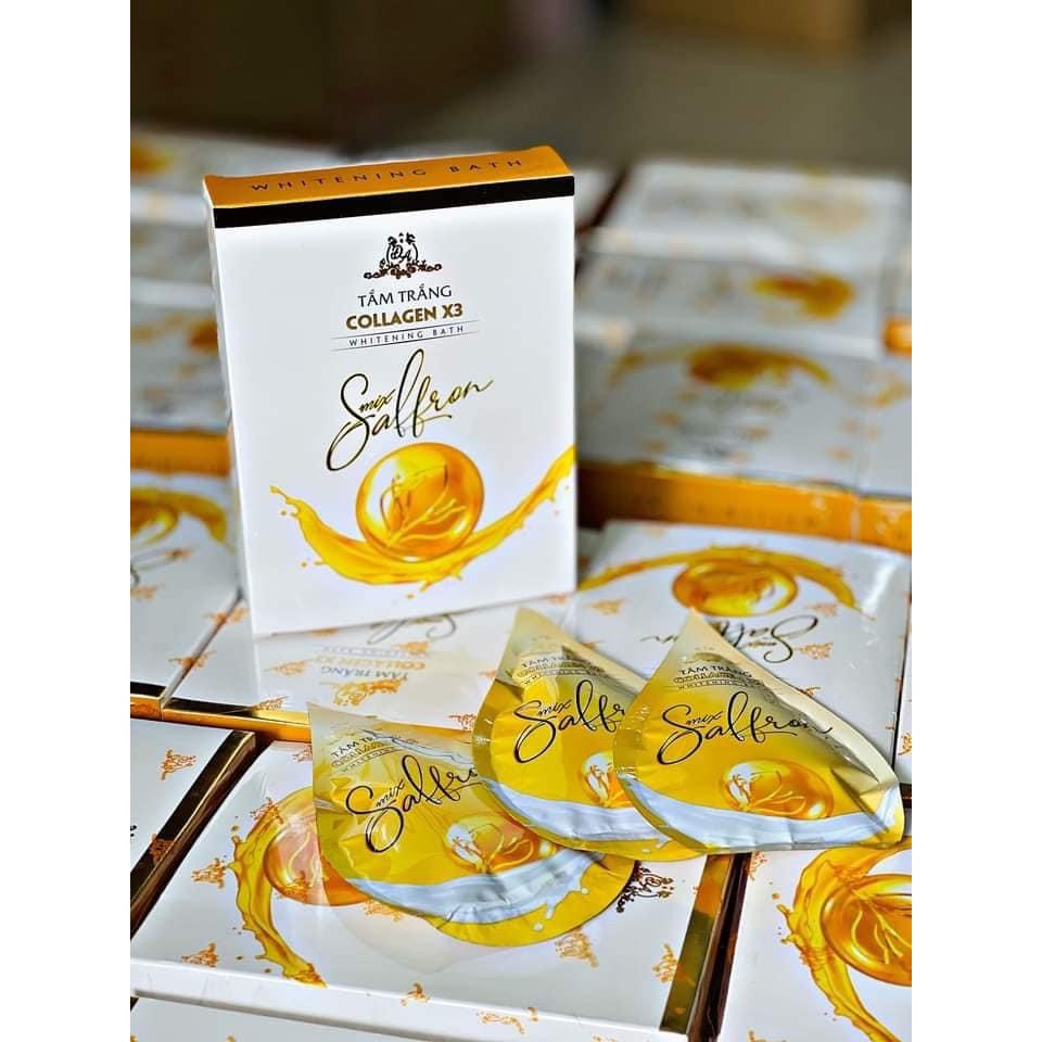 ( CHÍNH HÃNG 100% ) TẮM TRẮNG SAFFRON MIX COLLAGEN X3  MỸ PHẨM ĐÔNG ANH