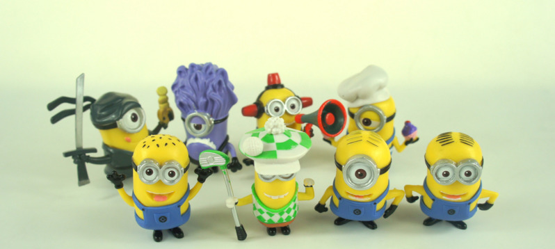 Set 8 Mô Hình Nhân Vật Minion Trong Phim Hoạt Hình Despicable Me