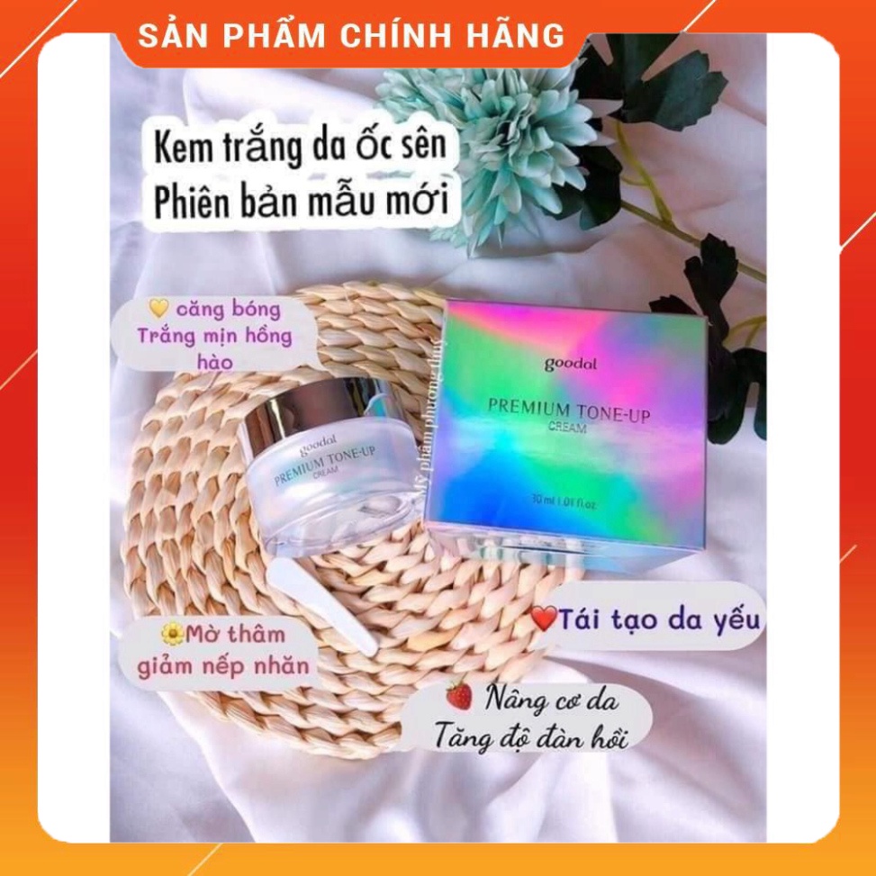 Kem ốc sên Goodal Premium Snail Tone Up Cream Hàn Quốc