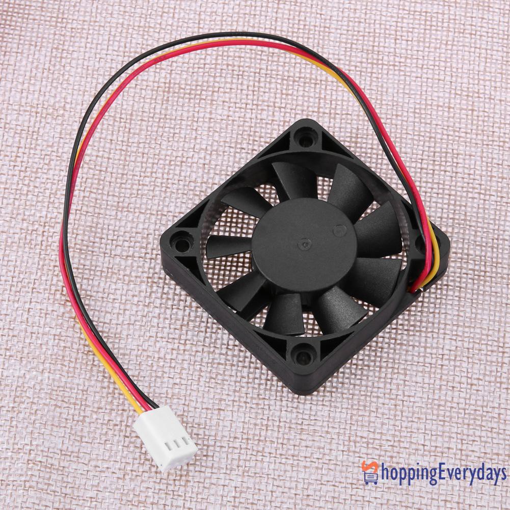 Quạt Tản Nhiệt Cpu 3 Pin Cpu 5cm Cho Pc 12v