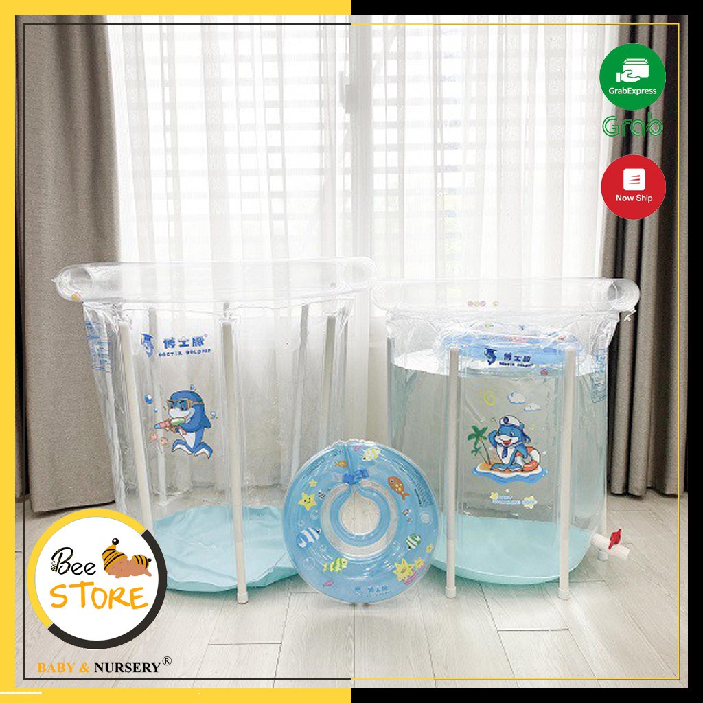 [MỞ KHO SỈ BÁN LẺ] Bể bơi thành cao 80x80cm Doctor Dolphin cho bé