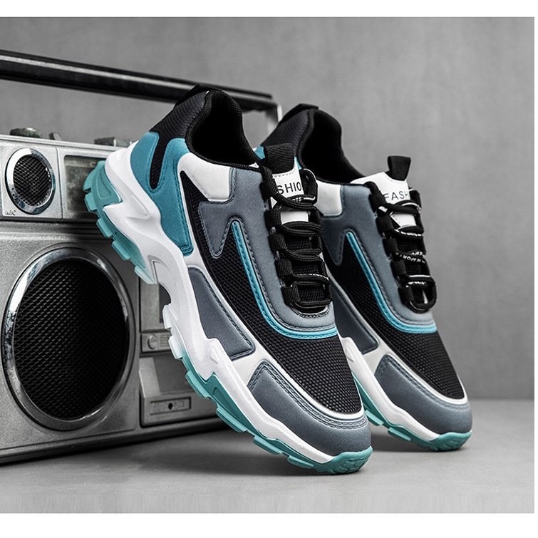 Giày Sneakers Nam -Trẻ Trung S0100 Đế Màu kết hợp tăng chiều cao