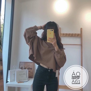 Bigsize Áo croptop A61