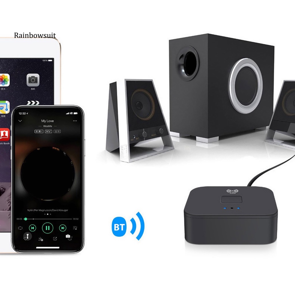 Thiết Bị Nhận Tín Hiệu Âm Thanh Bluetooth NFC 2RCA Chuyên Dụng Cho Xe Hơi