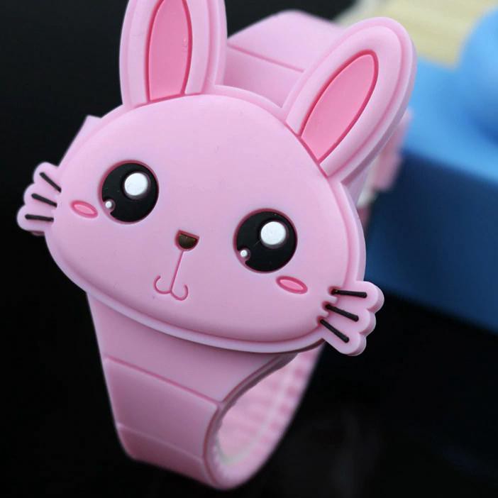 Đồng Hồ Đeo Tay Silicone Hình Mèo Hoạt Hình Cho Bé | BigBuy360 - bigbuy360.vn