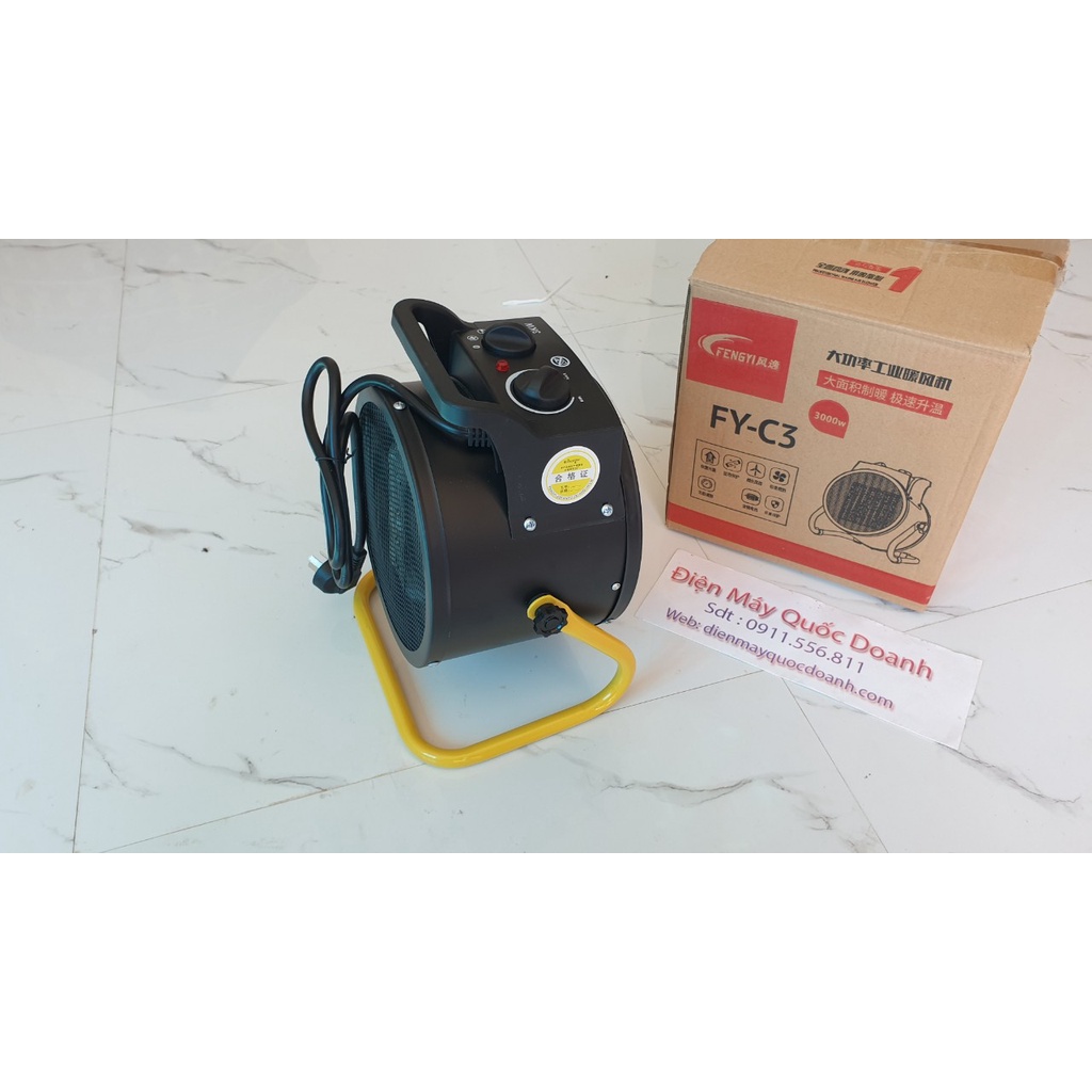 Máy sưởi ấm 3kw - phát nhiệt bằng gốm ceramic