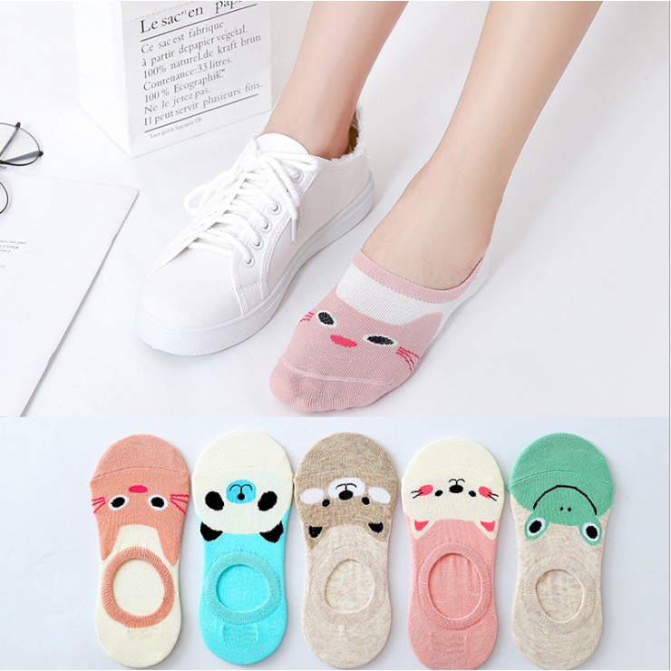 Vớ cổ ngắn hình thú