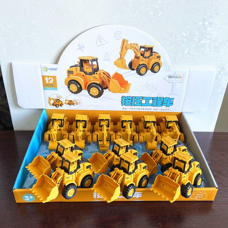 Đồ chơi xe công trình ấn đầu tự chạy nhựa Abs