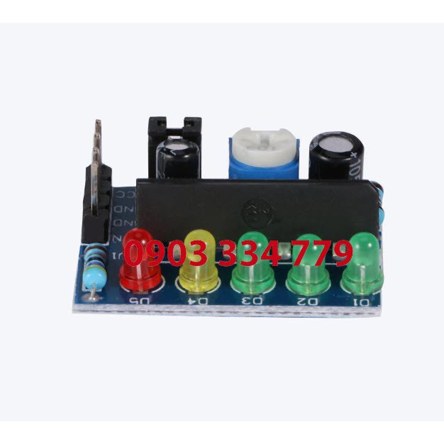 Mạch nháy theo nhạc 5 led