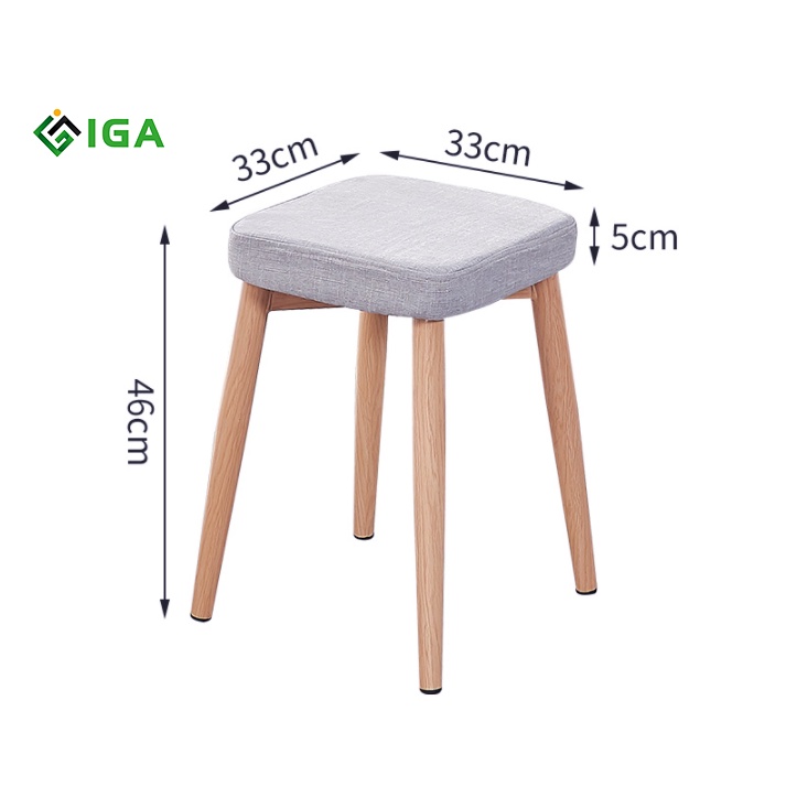 Ghế đôn, ghế sofa,ghế mặt đệm phù hợp với bàn trang điểm, bàn máy tính- GC03