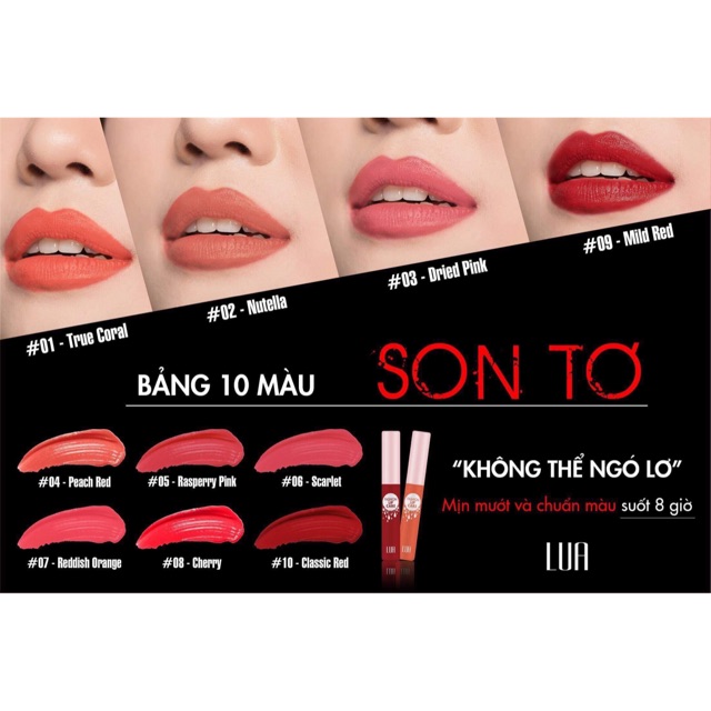 SON TƠ LỤA - 4D Son lì thời trang Hàn Quốc