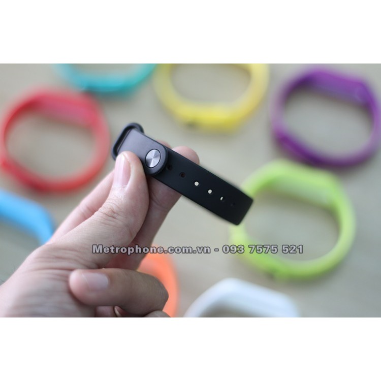 DÂY ĐEO XIAOMI MI BAND 2 ( DÂY ĐEO NHỰA MÀU SẮC )