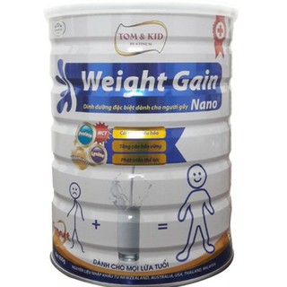 Sữa y tế - Weight Gain Nano [900gr/hộp] Dinh dưỡng đặc biệt dành cho người gầy (HSD T11.2023)
