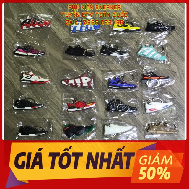 ( KM SỐC) MÓC KHOÁ HÌNH GIÀY SNEAKER
