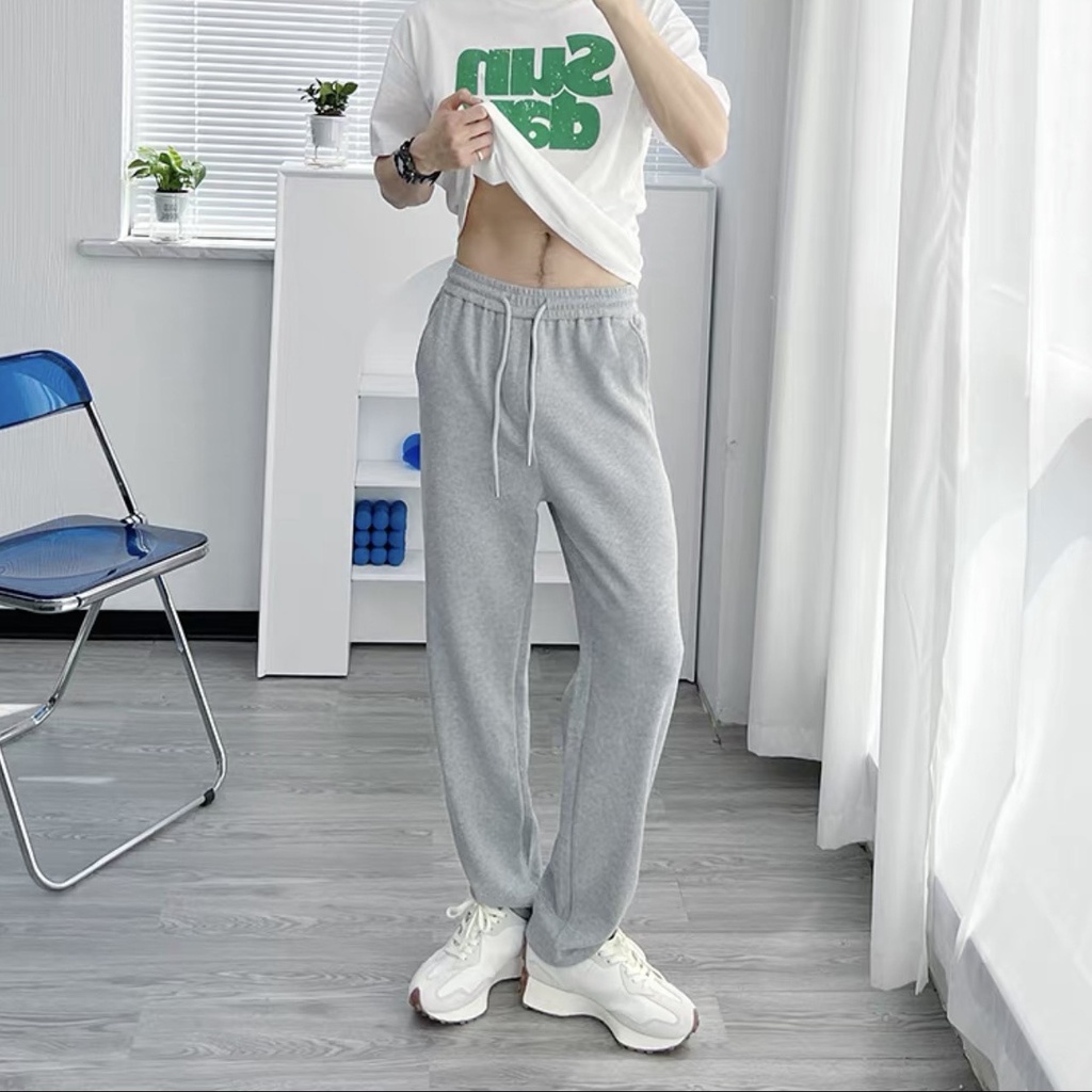 Quần suông dài (pants) nam nữ unisex basic, chất cotton da cá cao cấp, lưng thun co dãn ,đi học,đi chơi,đi làm,thể thao