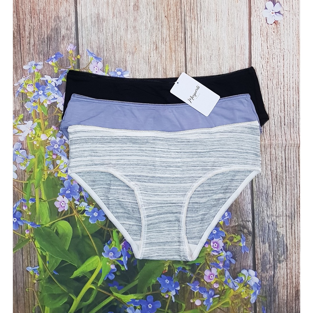 Quần lót nữ trơn Marguerite 0201D chất liệu Modal lưng vừa nhiều màu