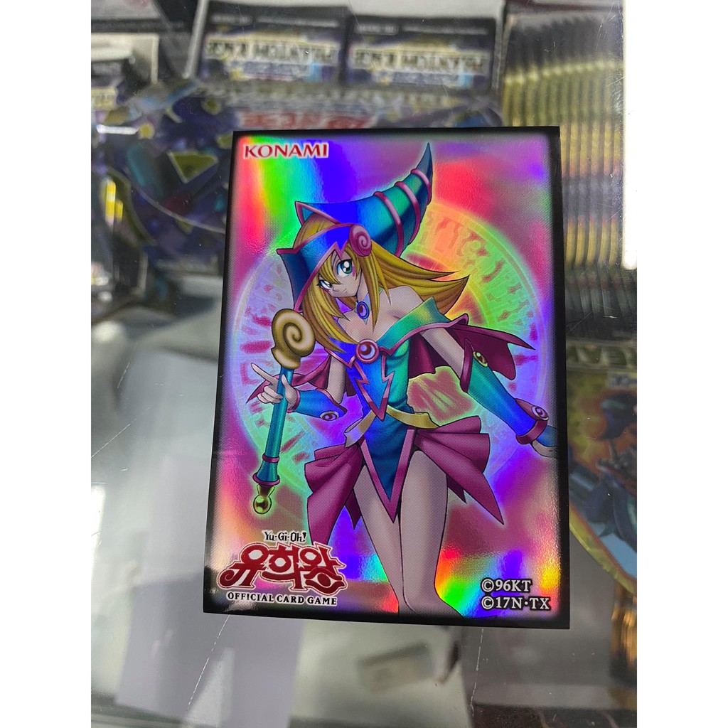 [ Dưa Hấu Yugioh ] Bọc bài lẻ chính hãng Yugioh Size  - Dark Magician Girl - Sleeve 6,3cmx9cm