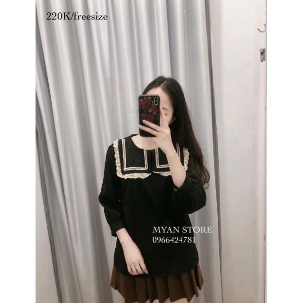 [1hittop] áo babydoll hàng QCCC , áo sơ mi kiểu vạt vuông tay lỡ freeship 50K video+ ảnh thật loại 1 giá tốt