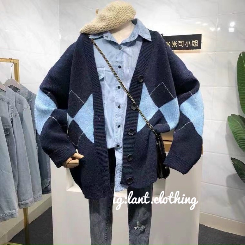 áo khoác cadigan len thổ cẩm zic zac | BigBuy360 - bigbuy360.vn