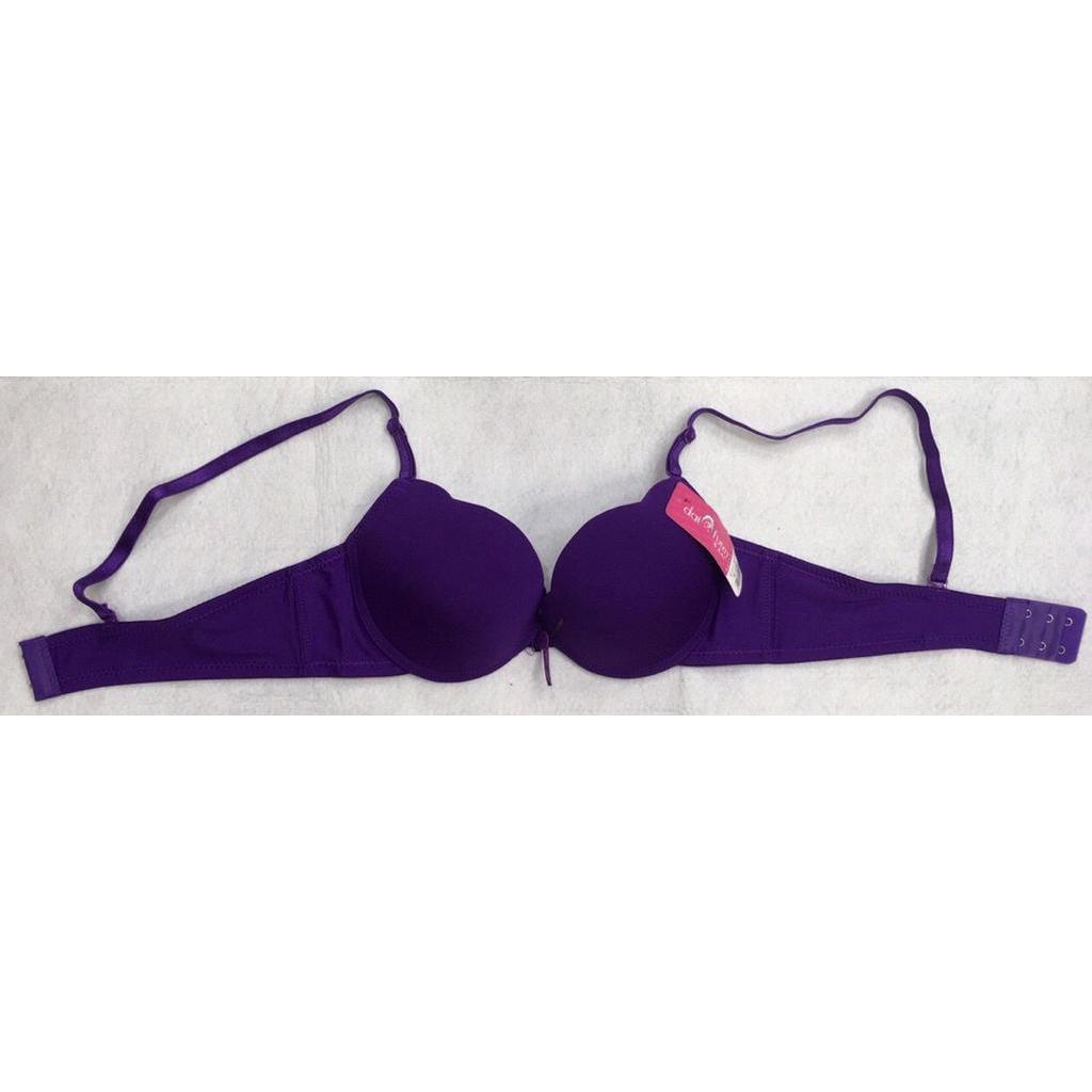 Áo ngực (1201) trơn mút vừa cài sau