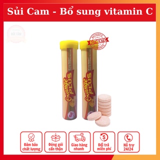 Sủi Cam Orange Plus Bổ Sung Vitamin C Tuýp 20 Viên