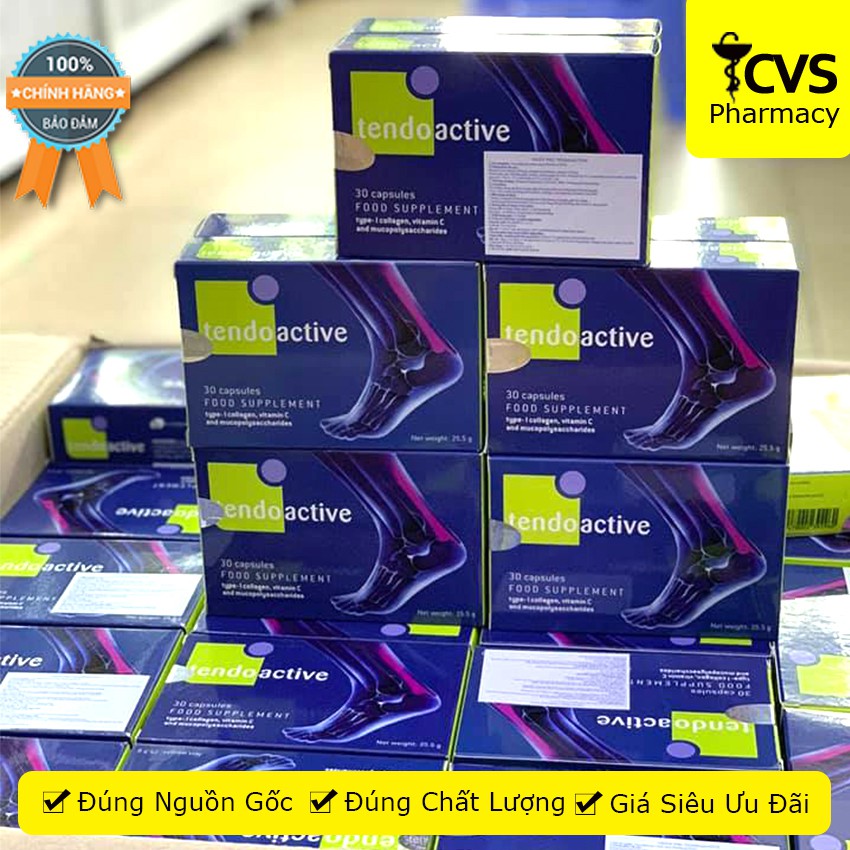 Tendoactive - Viên Uống Tăng Cường Sức Khỏe Cho Gân (Hộp 30 Viên) - cvspharmacy