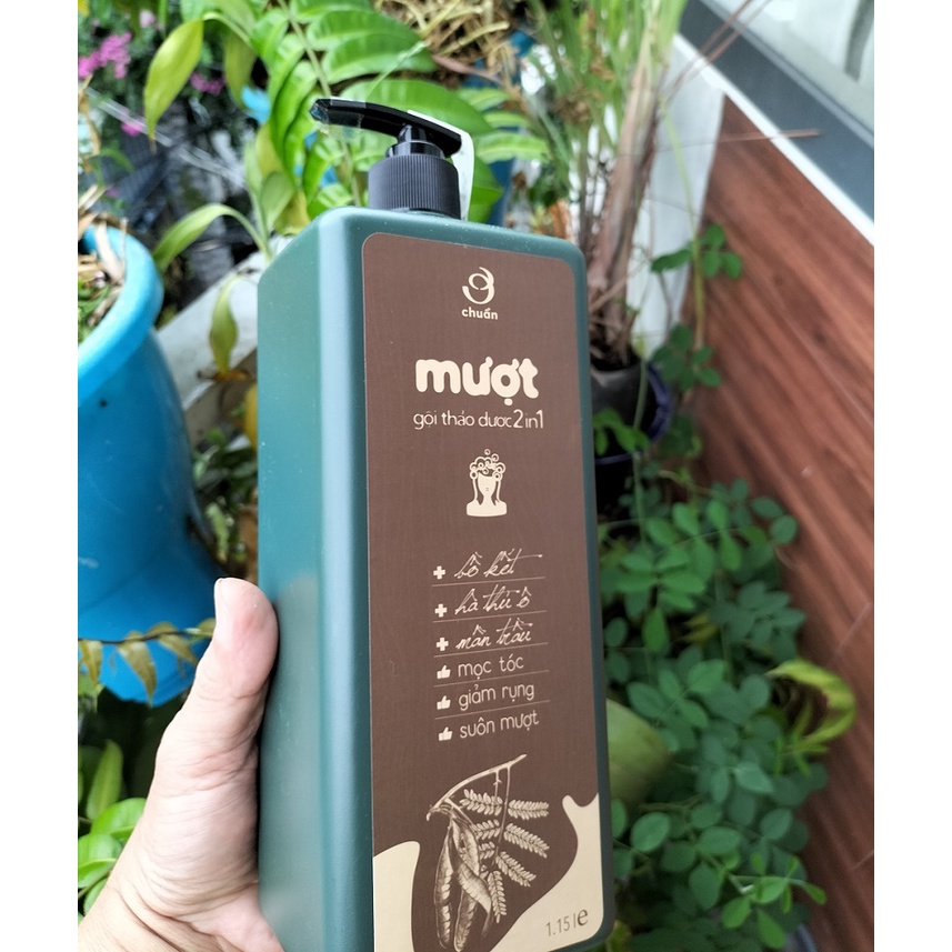 MƯỢT - Dầu Gội Thảo Dược AN THÁI HƯNG 1,15l [Ơ chuẩn] Hết Rụng, Sạch Gàu, Nấm, Kích Thích Mọc Tóc