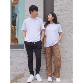 Áo thun trơn form rộng basic chất thun cotton mịn DUDETEE