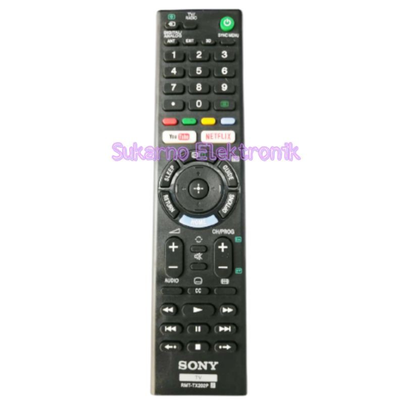Điều khiển từ xa TV Sony Bravia LCD LED Smart TV Netflix / YouTube RMT-TX202P chính hãng 100%