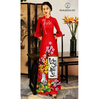 vải áo dài tết