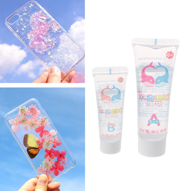 Tuýp gel resin trong suốt làm trang sức DIY