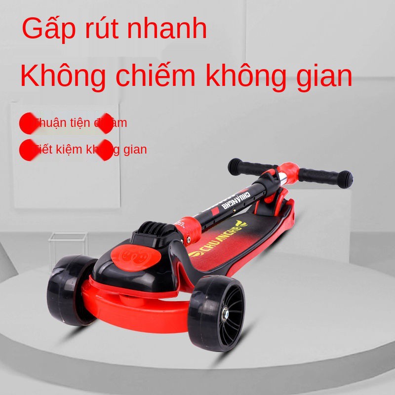 Xe trượt cao đồng hồ dành cho trẻ em chính hãng thương hiệu lớn mới 3-14 tuổi có nhạc gấp bánh nhấp nháy