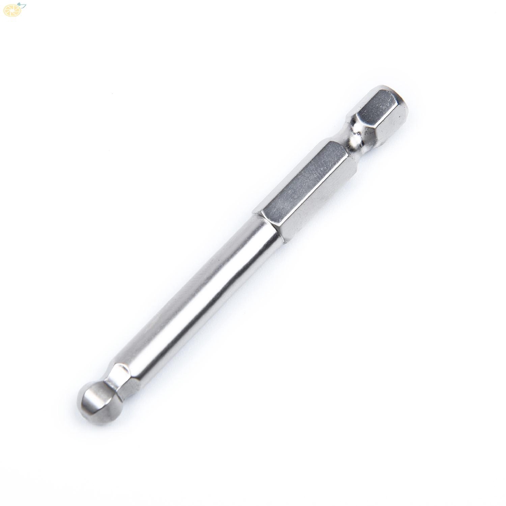 Set 7 mũi tuốc nơ vít bằng thép S2 màu bạc 1/4inch 65mm 2/2.5/3/4/5/6mm độ chính xác cao