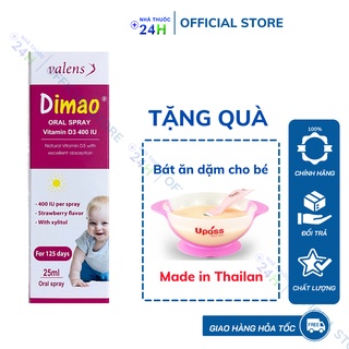 (Chính Hãng + Tặng Quà) Dimao - Vitamin D3 400UI dạng xịt - Tăng Cường Hấp Thu Canxi