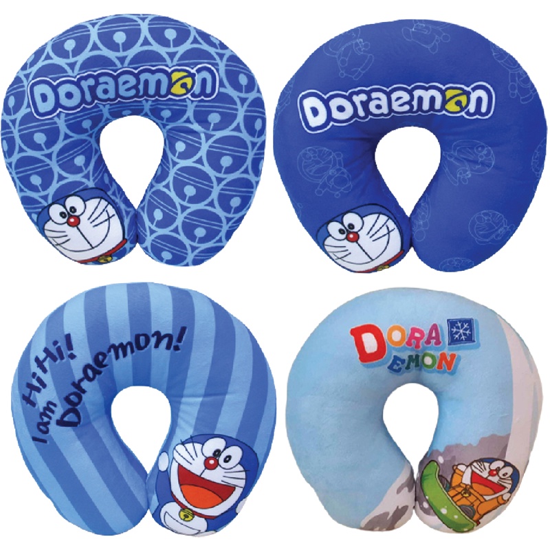 Gối Kê Cổ Chữ U In Hình Doraemon Phiên Bản 2