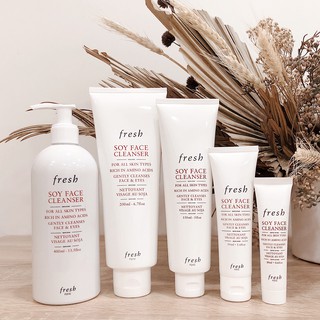 [50,150,200,400ml] Sữa rửa mặt Fresh Soy Face Cleanser