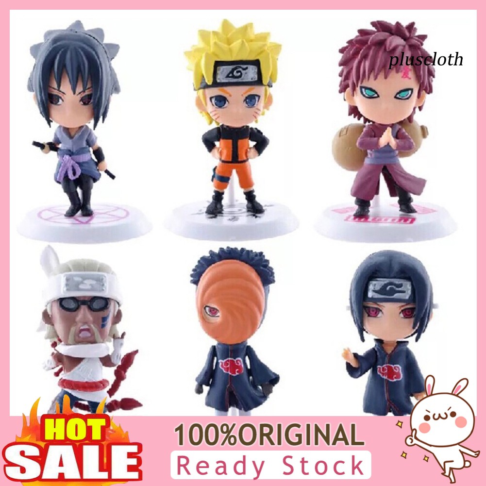 Bộ 6 mô hình nhân vật hoạt hình Naruto độc đáo