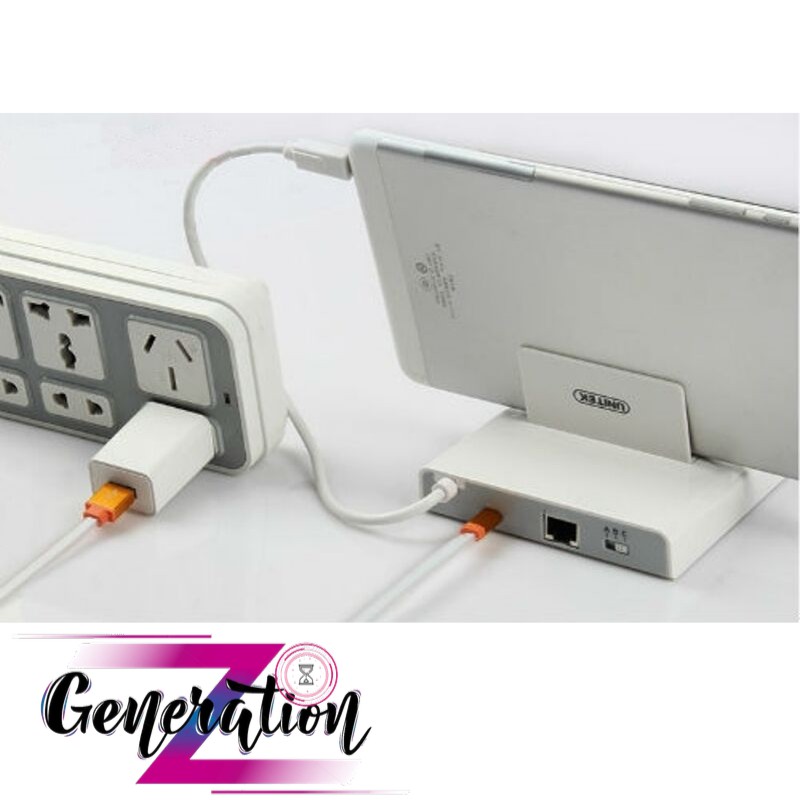 Hub USB 2.0 3 Ports + LAN + OTG Dock Unitek (Y - 2175) - Hàng chính hãng