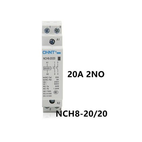 Khởi động từ 1 pha CHINT NCH8-20/20 NCH8-25/20 NCH8-40/20 NCH8-63/20 20A 25A 40A 63A 220V