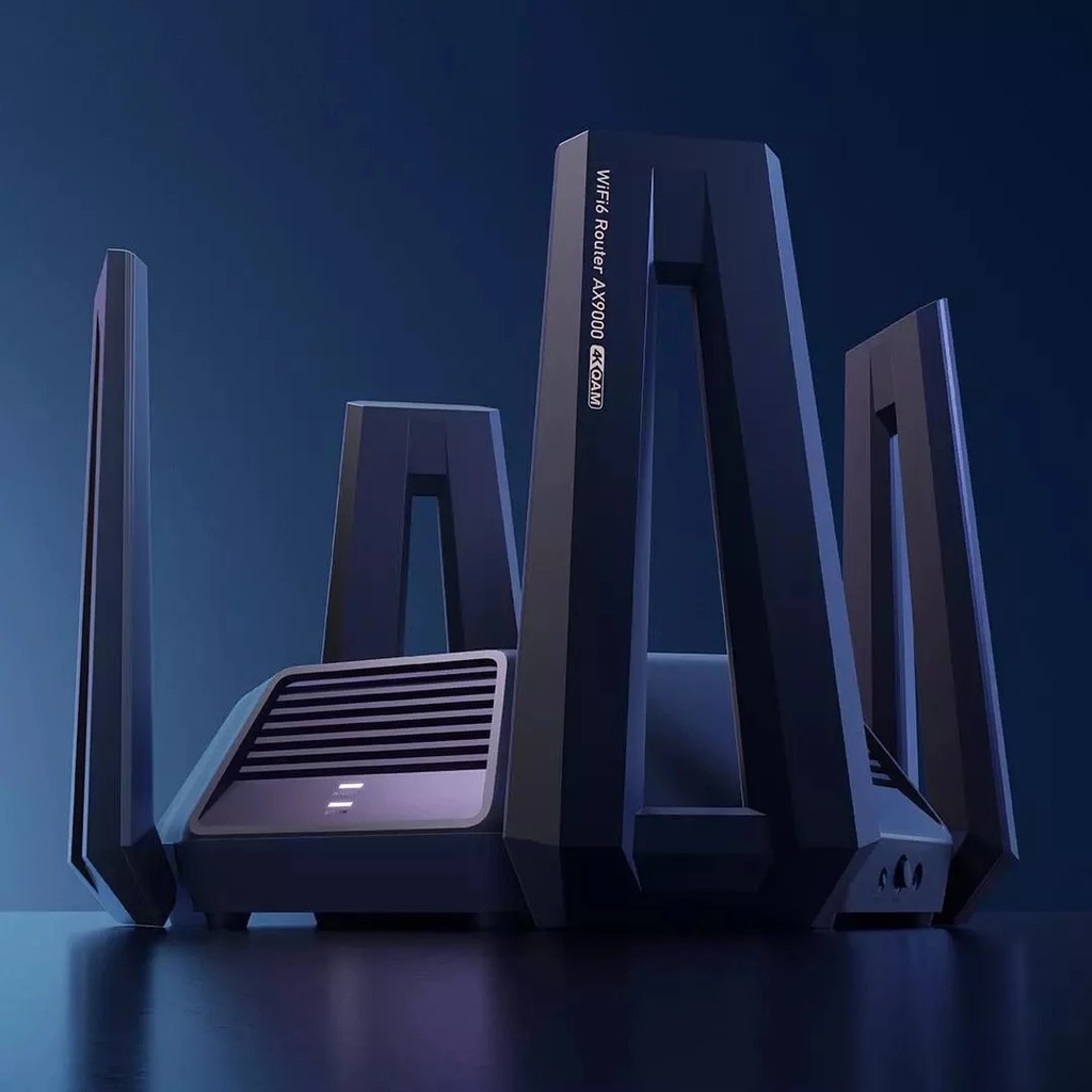 Bộ phát WiFi Router Xiaomi AX9000 Wifi 6E 2021 - Router gaming 12 ăng ten ẩn và xuyên tường