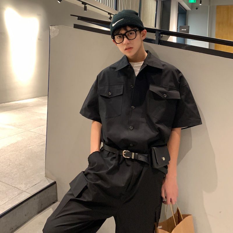 Quần Yếm Ống Rộng Phong Cách Hip Hop Thời Trang Mùa Hè Cho Nam